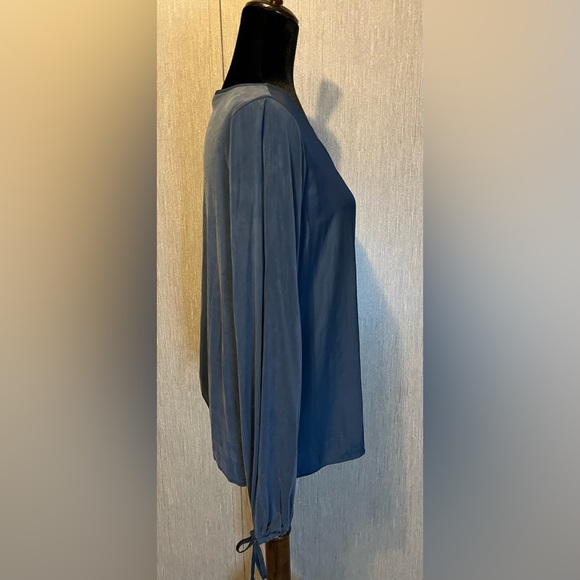 Lola & Sophie Silk Peasant Top size S - Picture 4 of 16